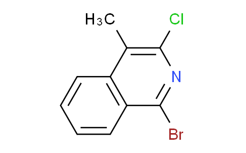 CAS No. 1396762-45-0, 1-bromo-3-chloro-4-methylisoquinoline