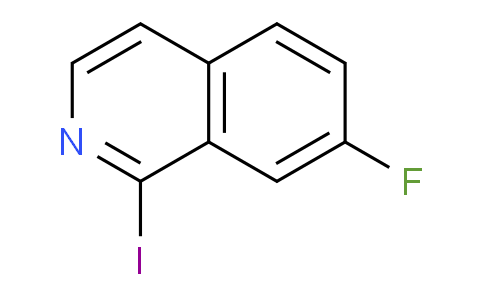 CAS No. 1207448-25-6, 7-fluoro-1-iodoisoquinoline