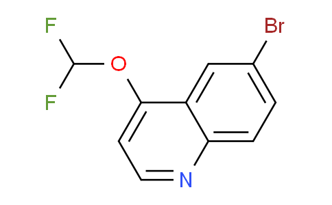 CAS No. 1432754-13-6, 6-bromo-4-(difluoromethoxy)quinoline
