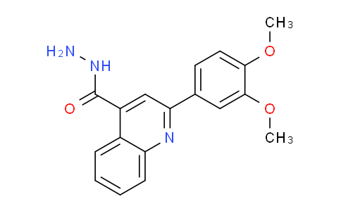 CAS No. 350997-66-9, 2-(3,4-dimethoxyphenyl)quinoline-4-carbohydrazide