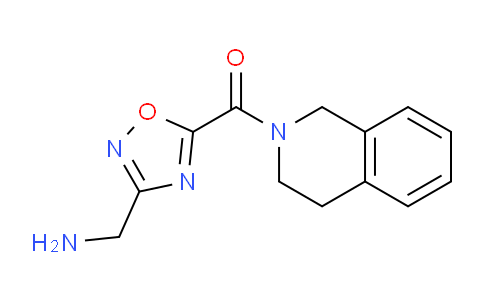 CAS No. 1185302-44-6, (3-(aminomethyl)-1,2,4-oxadiazol-5-yl)(3,4-dihydroisoquinolin-2(1H)-yl)methanone