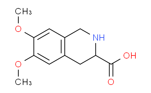 CAS No. 76824-86-7, 6,7-dimethoxy-1,2,3,4-tetrahydroisoquinoline-3-carboxylic acid
