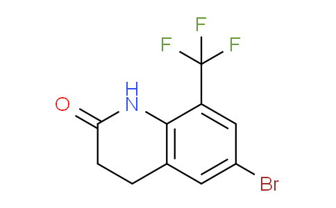 CAS No. 1823787-72-9, 6-Bromo-8-(trifluoromethyl)-3,4-dihydroquinolin-2(1H)-one