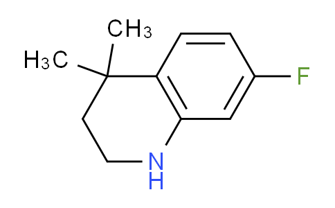 CAS No. 1187933-43-2, 7-fluoro-4,4-dimethyl-1,2,3,4-tetrahydroquinoline
