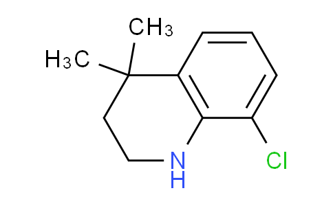 CAS No. 1187933-17-0, 8-chloro-4,4-dimethyl-1,2,3,4-tetrahydroquinoline
