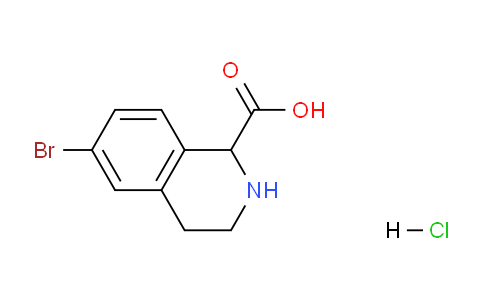 CAS No. 1260637-73-7, 6-bromo-1,2,3,4-tetrahydroisoquinoline-1-carboxylic acid hydrochloride