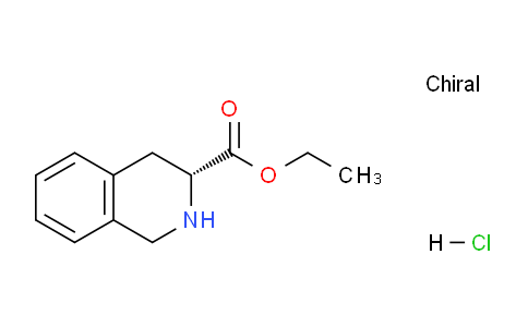CAS No. 41220-49-9, ethyl (R)-1,2,3,4-tetrahydroisoquinoline-3-carboxylate hydrochloride