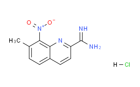 CAS No. 1179361-94-4, 7-methyl-8-nitroquinoline-2-carboximidamide hydrochloride