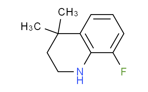 CAS No. 1187933-45-4, 8-fluoro-4,4-dimethyl-1,2,3,4-tetrahydroquinoline