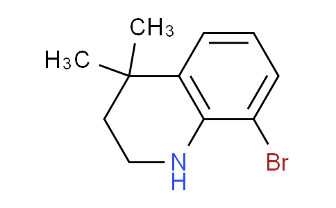 CAS No. 1187933-50-1, 8-bromo-4,4-dimethyl-1,2,3,4-tetrahydroquinoline