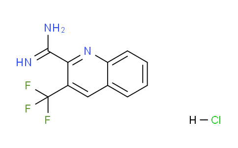 CAS No. 1179362-02-7, 3-(trifluoromethyl)quinoline-2-carboximidamide hydrochloride