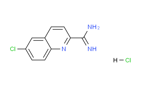 CAS No. 1179360-68-9, 6-chloroquinoline-2-carboximidamide hydrochloride