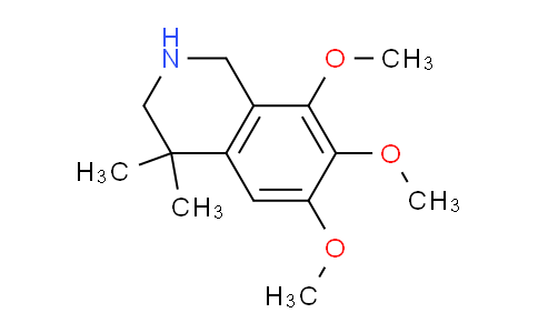 MC718639 | 1268055-18-0 | 6,7,8-trimethoxy-4,4-dimethyl-1,2,3,4-tetrahydroisoquinoline