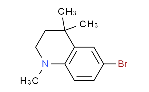 CAS No. 197379-70-7, 6-Bromo-1,4,4-trimethyl-1,2,3,4-tetrahydro-quinoline