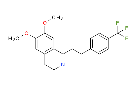 CAS No. 324076-69-9, 6,7-dimethoxy-1-(4-(trifluoromethyl)phenethyl)-3,4-dihydroisoquinoline