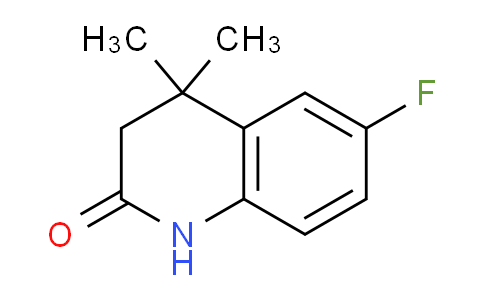 CAS No. 395673-46-8, 6-Fluoro-4,4-dimethyl-3,4-dihydro-1H-quinolin-2-one