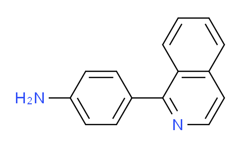 CAS No. 58992-84-0, 4-(isoquinolin-1-yl)aniline