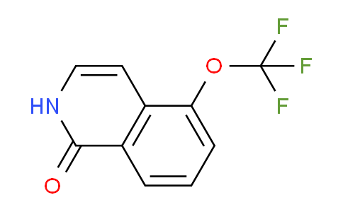 CAS No. 630423-20-0, 5-(trifluoromethoxy)isoquinolin-1(2H)-one
