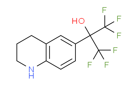 CAS No. 65797-52-6, 1,1,1,3,3,3-hexafluoro-2-(1,2,3,4-tetrahydroquinolin-6-yl)propan-2-ol