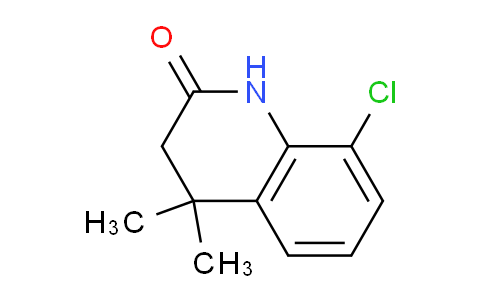 CAS No. 676116-21-5, 8-Chloro-4,4-dimethyl-3,4-dihydro-1H-quinolin-2-one