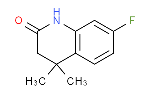 CAS No. 676116-80-6, 7-Fluoro-4,4-dimethyl-3,4-dihydro-1H-quinolin-2-one