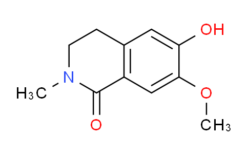 CAS No. 75327-43-4, 6-hydroxy-7-methoxy-2-methyl-3,4-dihydroisoquinolin-1(2H)-one