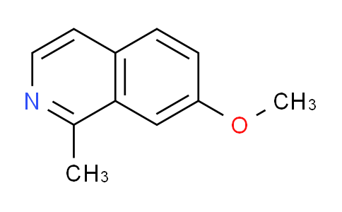 CAS No. 76143-84-5, 7-methoxy-1-methylisoquinoline