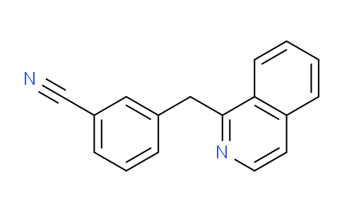 CAS No. 83584-42-3, 3-(isoquinolin-1-ylmethyl)benzonitrile