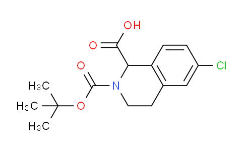 CAS No. 871730-33-5, 2-Boc-6-chloro-3,4-dihydro-1H-isoquinoline-1-carboxylic acid