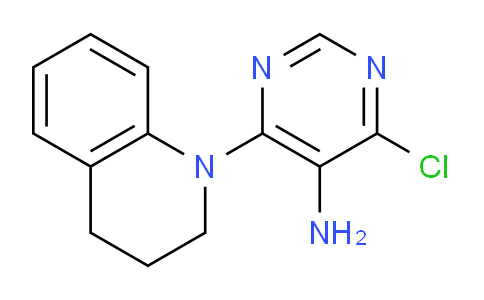 CAS No. 882767-85-3, 4-chloro-6-(3,4-dihydroquinolin-1(2H)-yl)pyrimidin-5-amine