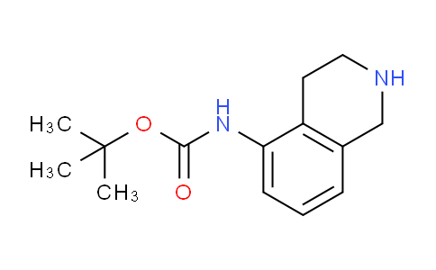 CAS No. 887591-04-0, tert-butyl (1,2,3,4-tetrahydroisoquinolin-5-yl)carbamate