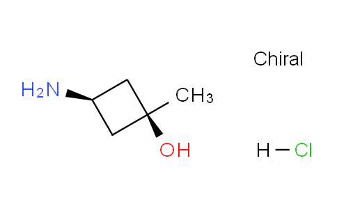 CAS No. 1523571-03-0, trans-3-hydroxy-3-methylcyclobutylamine hydrochloride