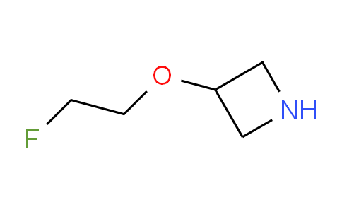 CAS No. 1220027-91-7, 3-(2-Fluoroethoxy)azetidine