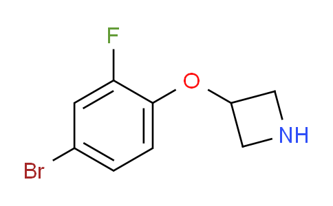 CAS No. 1219977-37-3, 3-(4-Bromo-2-fluorophenoxy)azetidine