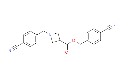 CAS No. 1353985-29-1, 4-cyanobenzyl 1-(4-cyanobenzyl)azetidine-3-carboxylate