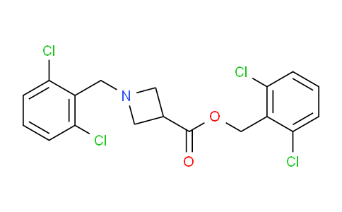 CAS No. 1353959-32-6, 2,6-dichlorobenzyl 1-(2,6-dichlorobenzyl)azetidine-3-carboxylate