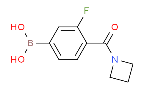 CAS No. 1025664-36-1, (4-(Azetidine-1-carbonyl)-3-fluorophenyl)boronic acid