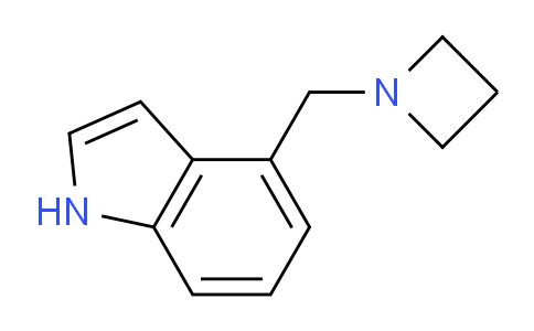 CAS No. 1001395-40-9, 4-(azetidin-1-ylmethyl)-1H-indole