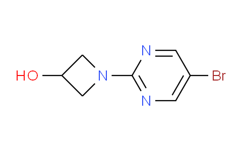 CAS No. 1209222-50-3, 1-(5-bromopyrimidin-2-yl)azetidin-3-ol