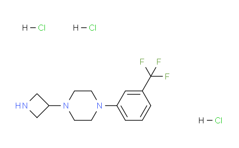 CAS No. 1184993-45-0, 1-(azetidin-3-yl)-4-(3-(trifluoromethyl)phenyl)piperazine trihydrochloride