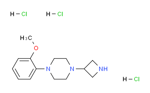 CAS No. 1188264-58-5, 1-(azetidin-3-yl)-4-(2-methoxyphenyl)piperazine trihydrochloride