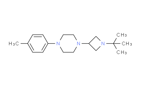 CAS No. 223381-88-2, 1-(1-(tert-butyl)azetidin-3-yl)-4-(p-tolyl)piperazine