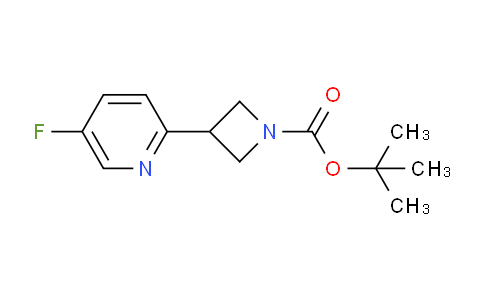 CAS No. 1356109-35-7, tert-butyl 3-(5-fluoropyridin-2-yl)azetidine-1-carboxylate