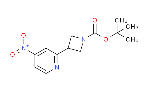 CAS No. 1356109-84-6, tert-butyl 3-(4-nitropyridin-2-yl)azetidine-1-carboxylate