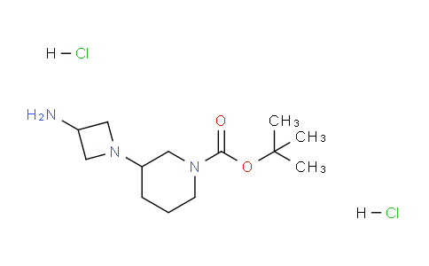 CAS No. 1179360-85-0, tert-butyl 3-(3-aminoazetidin-1-yl)piperidine-1-carboxylate dihydrochloride