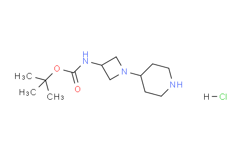 CAS No. 1401298-86-9, tert-Butyl (1-(piperidin-4-yl)azetidin-3-yl)carbamate hydrochloride