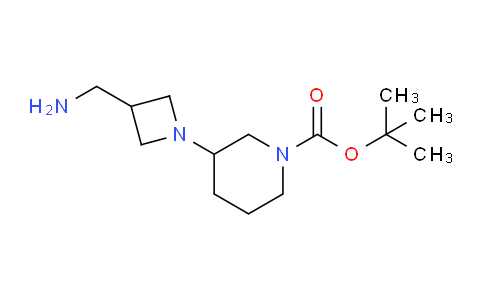 CAS No. 1131622-28-0, tert-butyl 3-(3-(aminomethyl)azetidin-1-yl)piperidine-1-carboxylate
