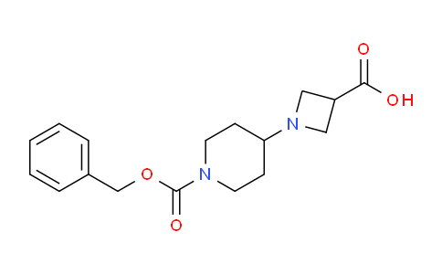 CAS No. 1131594-89-2, 1-(1-((benzyloxy)carbonyl)piperidin-4-yl)azetidine-3-carboxylic acid