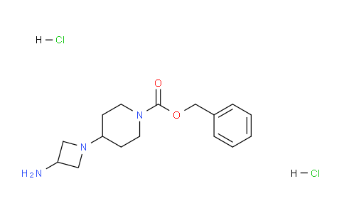 CAS No. 1179362-99-2, benzyl 4-(3-aminoazetidin-1-yl)piperidine-1-carboxylate dihydrochloride