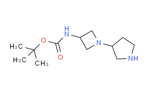 CAS No. 883547-40-8, tert-butyl (1-(pyrrolidin-3-yl)azetidin-3-yl)carbamate